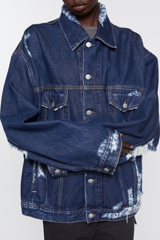 (image for) Unique Selling Point Distressed denim jacket - Relaxed fit